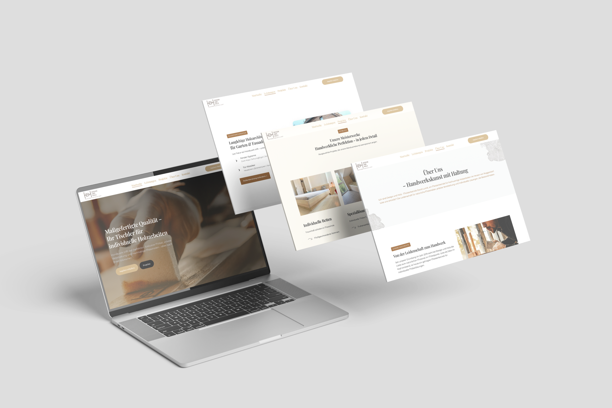 Website Mockup Webdesign – Webdesign Branding Portfolio MB Design Creation